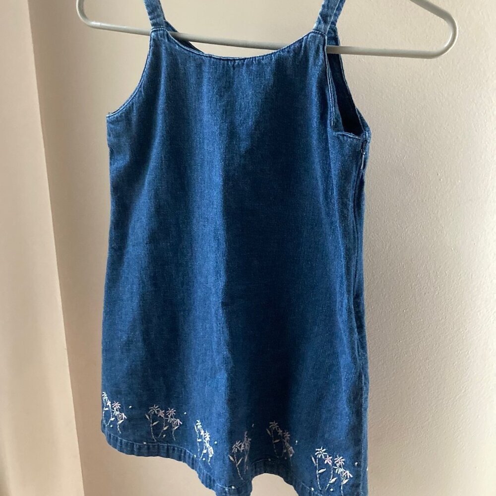 GAP Denim Dress w/ Embroidery Detail